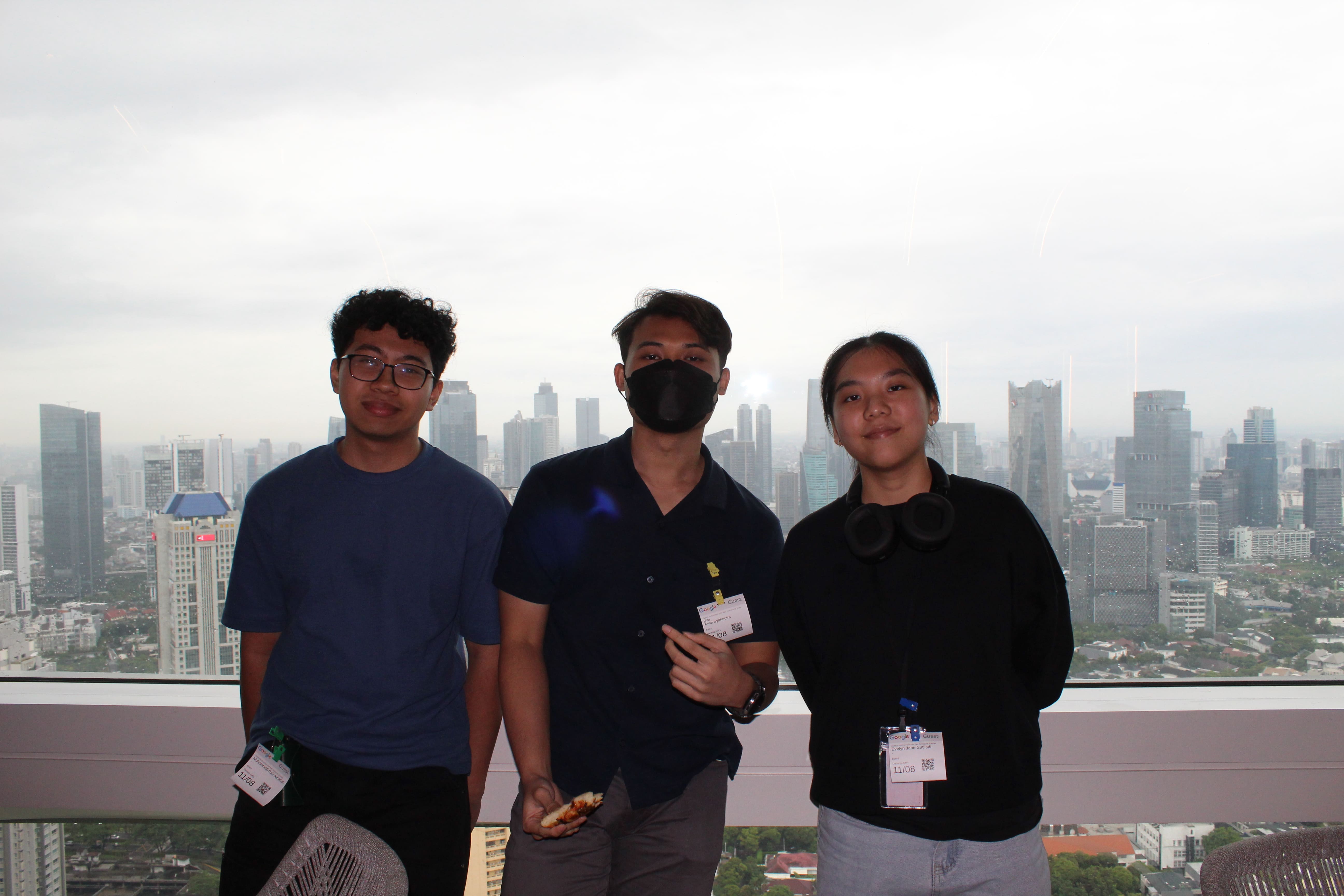 Community members in Jakarta